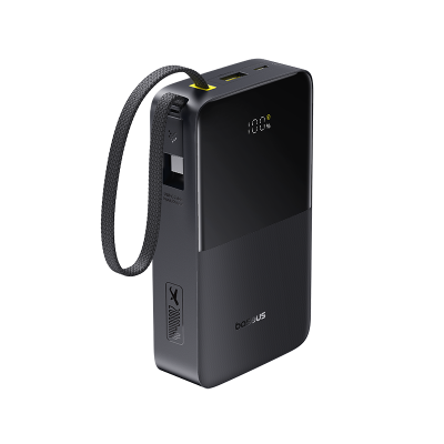 Sạc dự phòng hiệu Baseus EnerFill FC51 Bipow2 Pro Digital Display with Built-in Cable 20000mAh 22.5W