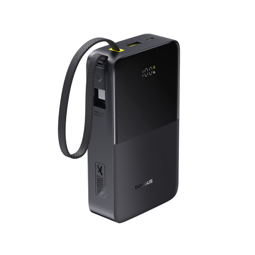 Sạc dự phòng hiệu Baseus EnerFill FC51 Bipow2 Pro Digital Display with Built-in Cable 20000mAh 22.5W