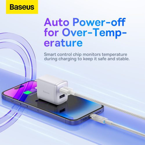 Cáp sạc nhanh hiệu Baseus Explorer Series with Smart Temperature Control USB to iP 2.4A - Hình ảnh 12