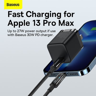 Cáp sạc nhanh tự ngắt hiệu Baseus Explorer Series Type-C to IP 20W 1m - Bảo vệ tuổi thọ pin iPhone của bạn với cáp sạc thông minh <strong>Baseus Explorer Series Type-C to IP 20W 1m</strong>. Đây không chỉ là một sợi cáp sạc nhanh PD 20W, mà còn được tích hợp công nghệ tự động ngắt nguồn khi pin đầy, chống sạc nhồi và ngăn ngừa chai pin hiệu quả. Nổi bật với thiết kế "Explorer" độc đáo, đầu cắm trong suốt để lộ bảng mạch bên trong cùng đèn LED báo trạng thái sạc. Với vỏ bện dù siêu bền và khớp nối chống gãy, đây là sự kết hợp hoàn hảo giữa công nghệ, độ bền và thẩm mỹ. Hãy sạc pin một cách thông minh và an toàn hơn với <strong>Baseus Explorer Series Type-C to IP 20W 1m</strong>.