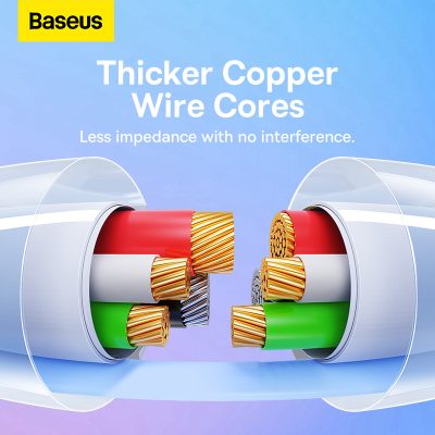 Cáp sạc nhanh hiệu Baseus Explorer Series with Smart Temperature Control USB to iP 2.4A - Bạn có lo lắng điện thoại bị nóng lên khi sạc, đặc biệt là lúc sạc qua đêm? Cáp sạc thông minh <strong>Baseus Explorer Series with Smart Temperature Control USB to iP 2.4A</strong> là giải pháp an toàn tối ưu. Được tích hợp chip kiểm soát nhiệt độ thông minh, sợi cáp này tự động điều chỉnh dòng điện, ngăn ngừa hiệu quả tình trạng quá nhiệt và bảo vệ tuổi thọ pin. Tận hưởng tốc độ sạc nhanh ổn định 2.4A và truyền dữ liệu hiệu quả. Với thiết kế "Explorer" trong suốt độc đáo và vỏ bện dù siêu bền, <strong>Baseus Explorer Series with Smart Temperature Control USB to iP 2.4A</strong> mang đến sự an tâm và phong cách cho mọi người dùng Apple.