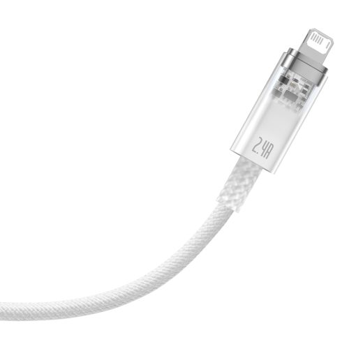 Cáp sạc nhanh hiệu Baseus Explorer Series with Smart Temperature Control USB to iP 2.4A - Hình ảnh 3