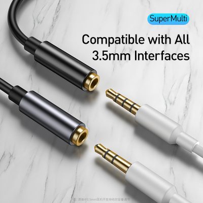Đầu chuyển đổi hiệu Baseus Type-C Male to 3.5mm Female L54 - Điện thoại của bạn không có jack 3.5mm? Đừng vội từ bỏ chiếc tai nghe có dây yêu thích của mình! Đầu chuyển đổi <strong>Baseus Type-C Male to 3.5mm Female L54</strong> là giải pháp hoàn hảo, giúp kết nối tai nghe 3.5mm truyền thống với các thiết bị Type-C hiện đại. Được trang bị chip giải mã âm thanh (DAC) cao cấp, adapter đảm bảo truyền tải chất âm Hi-Fi trung thực, không suy hao, giữ trọn vẹn cảm xúc của bản nhạc gốc. Sản phẩm hỗ trợ đầy đủ micro đàm thoại và các phím chức năng trên dây tai nghe. Với thiết kế dây dù bện bền bỉ và vỏ hợp kim nhôm sang trọng, <strong>Baseus Type-C Male to 3.5mm Female L54</strong> là phụ kiện nhỏ gọn, đáng tin cậy cho mọi tín đồ âm thanh.