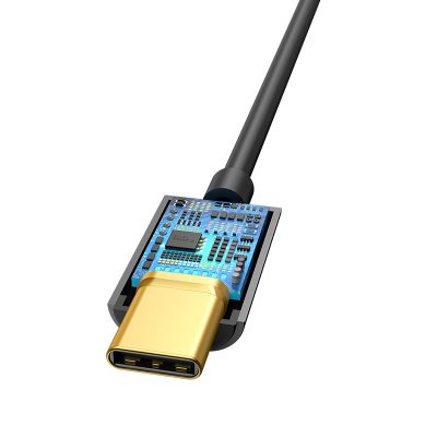 Đầu chuyển đổi hiệu Baseus Type-C Male to 3.5mm Female L54 - Điện thoại của bạn không có jack 3.5mm? Đừng vội từ bỏ chiếc tai nghe có dây yêu thích của mình! Đầu chuyển đổi <strong>Baseus Type-C Male to 3.5mm Female L54</strong> là giải pháp hoàn hảo, giúp kết nối tai nghe 3.5mm truyền thống với các thiết bị Type-C hiện đại. Được trang bị chip giải mã âm thanh (DAC) cao cấp, adapter đảm bảo truyền tải chất âm Hi-Fi trung thực, không suy hao, giữ trọn vẹn cảm xúc của bản nhạc gốc. Sản phẩm hỗ trợ đầy đủ micro đàm thoại và các phím chức năng trên dây tai nghe. Với thiết kế dây dù bện bền bỉ và vỏ hợp kim nhôm sang trọng, <strong>Baseus Type-C Male to 3.5mm Female L54</strong> là phụ kiện nhỏ gọn, đáng tin cậy cho mọi tín đồ âm thanh.