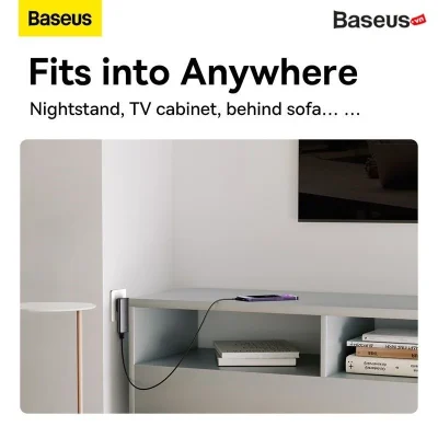 Bộ Sạc Nhanh Baseus GaN5 Pro Ultra-Slim C+U 65W - Siêu Mỏng, Sạc Laptop MacBook, Kèm Cáp 100W và Phích Cắm Du Lịch - Định nghĩa lại sự di động với bộ sạc <strong>Baseus GaN5 Pro Ultra-Slim C+U 65W</strong>. Nhờ công nghệ GaN5 Pro tiên tiến, củ sạc sở hữu thiết kế siêu mỏng chỉ 16mm, dễ dàng cắm sau đồ nội thất hoặc cất gọn trong túi. Với tổng công suất 65W mạnh mẽ, sản phẩm có thể sạc nhanh cho cả laptop, MacBook, máy tính bảng và điện thoại qua 2 cổng Type-C và USB-A. Phiên bản quốc tế đi kèm 3 phích cắm (EU, UK, US) và cáp sạc 100W, biến nó thành giải pháp năng lượng toàn diện cho mọi chuyến đi. Công nghệ BPS II phân bổ dòng điện thông minh, đảm bảo sạc nhanh và an toàn cho 2 thiết bị cùng lúc. Hãy chọn <strong>Baseus GaN5 Pro Ultra-Slim C+U 65W</strong> để trải nghiệm sự kết hợp hoàn hảo giữa thiết kế, tốc độ và sự tiện lợi.