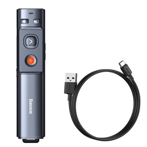 Bút Trình Chiếu Baseus Orange Dot Wireless Presenter (Green Laser) - Hình ảnh 7
