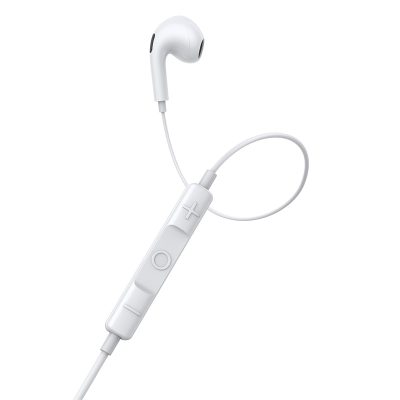 Tai nghe có dây hiệu Baseus Encok 3.5mm lateral in-ear H17 - Trải nghiệm sự thoải mái vượt trội với tai nghe <strong>Baseus Encok 3.5mm lateral in-ear H17</strong>. Thiết kế lateral in-ear với góc nghiêng 108° độc đáo giúp tai nghe nằm gọn trong vành tai một cách tự nhiên, không gây đau hay bí bách như các dòng in-ear truyền thống. Màng loa polymer 14mm kết hợp với khoang âm thanh độc lập mang đến chất âm cân bằng, bass mạnh mẽ và treble trong trẻo. Micro MEMS độ nhạy cao đảm bảo mọi cuộc gọi đều rõ ràng, liền lạc. Tích hợp bộ điều khiển 3 phím tiện lợi, dễ dàng thao tác nhạc và cuộc gọi. <strong>Baseus Encok 3.5mm lateral in-ear H17</strong> là lựa chọn hoàn hảo cho người dùng tìm kiếm sự thoải mái và chất lượng âm thanh ổn định hàng ngày.