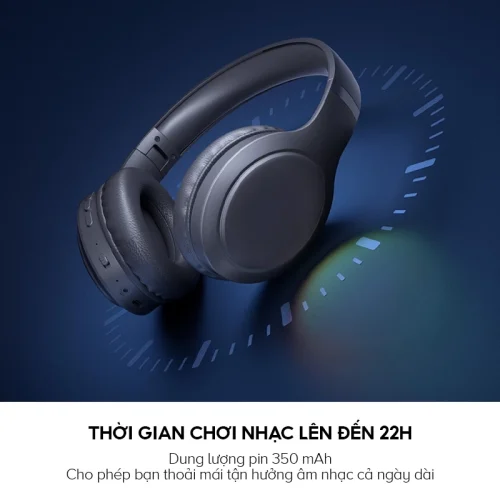 Tai Nghe Headphone HAVIT H633BT, Bluetooth 5.1 Công Thái Học, Nghe Đến 22H - Hàng Chính Hãng - Hình ảnh 4