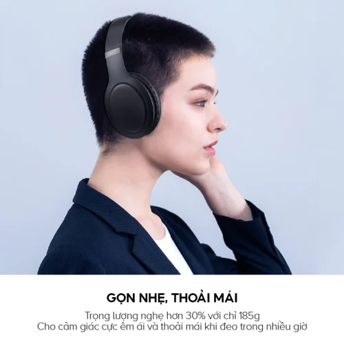 Tai Nghe Headphone HAVIT H633BT, Bluetooth 5.1 Công Thái Học, Nghe Đến 22H - Hàng Chính Hãng - Hình ảnh 5