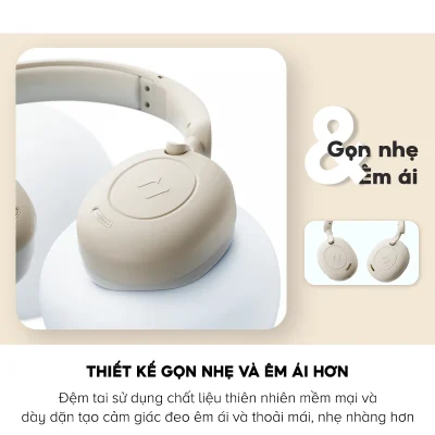 Tai Nghe Headphone HAVIT H655BT, Bluetooth 5.3, Chống Ồn ANC, Nghe Đến 65H - Hàng Chính Hãng - Đắm chìm trong thế giới âm thanh tinh khiết và tận hưởng sự tự do không giới hạn với tai nghe headphone <strong>HAVIT H655BT</strong>. Đây là một cỗ máy âm thanh toàn diện, trang bị công nghệ chống ồn chủ động (ANC) mạnh mẽ, giúp bạn loại bỏ tạp âm môi trường để tập trung tuyệt đối. Điểm nhấn không tưởng là thời lượng pin lên đến 65 giờ, cho phép bạn sử dụng hàng tuần liền mà không cần sạc. Trải nghiệm kết nối không dây hoàn hảo với Bluetooth 5.3 và chất âm Hi-Res sống động. Với thiết kế gập gọn và đệm tai siêu mềm mại, <strong>HAVIT H655BT</strong> là lựa chọn tối thượng cho công việc, du lịch và thư giãn.