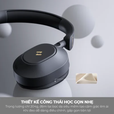 Tai Nghe Headphone HAVIT LIFE NC01H, Bluetooth 5.4, Chống Ồn ANC, Nghe Đến 80H - Hàng Chính Hãng - Lấy lại không gian tĩnh lặng của riêng bạn và đắm chìm trong âm nhạc không giới hạn với tai nghe headphone <strong>HAVIT LIFE NC01H</strong>. Đây là một cỗ máy âm thanh thực thụ, trang bị công nghệ chống ồn chủ động (ANC) hàng đầu, giảm tới 25dB tiếng ồn môi trường. Điểm nhấn không tưởng là thời lượng pin lên đến 80 giờ, cho phép bạn sử dụng hàng tuần liền mà không cần sạc. Trải nghiệm kết nối không dây hoàn hảo với Bluetooth 5.4 mới nhất và chất âm Hi-Res sống động. Với thiết kế chụp tai công thái học và đệm tai siêu mềm mại, <strong>HAVIT LIFE NC01H</strong> là người bạn đồng hành lý tưởng cho công việc, du lịch và những phút giây thư giãn trọn vẹn.