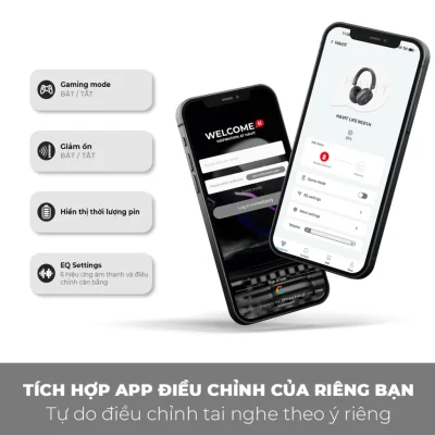 Tai Nghe Headphone HAVIT LIFE NC01H, Bluetooth 5.4, Chống Ồn ANC, Nghe Đến 80H - Hàng Chính Hãng - Lấy lại không gian tĩnh lặng của riêng bạn và đắm chìm trong âm nhạc không giới hạn với tai nghe headphone <strong>HAVIT LIFE NC01H</strong>. Đây là một cỗ máy âm thanh thực thụ, trang bị công nghệ chống ồn chủ động (ANC) hàng đầu, giảm tới 25dB tiếng ồn môi trường. Điểm nhấn không tưởng là thời lượng pin lên đến 80 giờ, cho phép bạn sử dụng hàng tuần liền mà không cần sạc. Trải nghiệm kết nối không dây hoàn hảo với Bluetooth 5.4 mới nhất và chất âm Hi-Res sống động. Với thiết kế chụp tai công thái học và đệm tai siêu mềm mại, <strong>HAVIT LIFE NC01H</strong> là người bạn đồng hành lý tưởng cho công việc, du lịch và những phút giây thư giãn trọn vẹn.