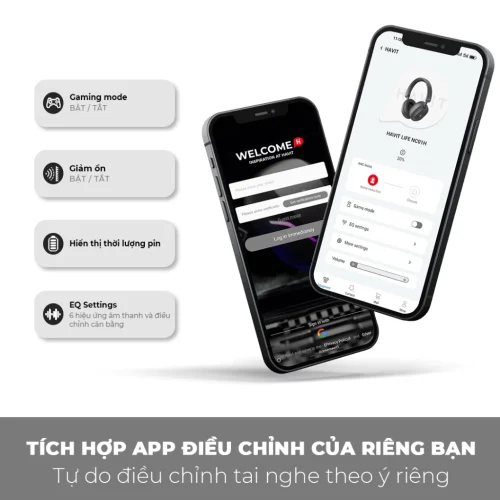 Tai Nghe Headphone HAVIT LIFE NC01H, Bluetooth 5.4, Chống Ồn ANC, Nghe Đến 80H - Hàng Chính Hãng - Hình ảnh 8