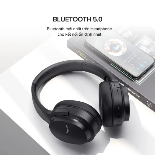 Tai Nghe Headphone HAVIT i62, Driver 40mm, Bluetooth 5.0, Gập Gọn 90, Nghe Đến 20H - Hàng Chính Hãng - Hình ảnh 2