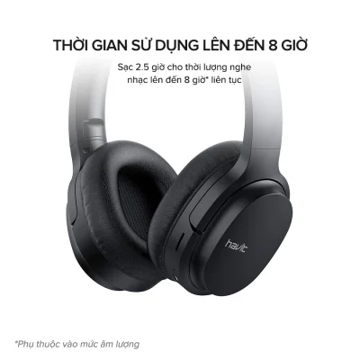 Tai Nghe Headphone HAVIT i62, Driver 40mm, Bluetooth 5.0, Gập Gọn 90, Nghe Đến 20H - Hàng Chính Hãng - Hòa mình vào thế giới âm nhạc sống động và tận hưởng sự thoải mái suốt cả ngày dài với tai nghe headphone <strong>HAVIT i62</strong>. Được trang bị màng loa lớn 40mm, sản phẩm mang đến chất âm bùng nổ với dải bass sâu lắng, mạnh mẽ. Thiết kế công thái học với đệm tai siêu mềm mại đảm bảo cảm giác đeo dễ chịu, không gây đau mỏi. Tận hưởng đến 20 giờ nghe nhạc không gián đoạn nhờ kết nối Bluetooth 5.0 ổn định và tiết kiệm năng lượng. Đặc biệt, thiết kế gập gọn 90° độc đáo giúp bạn dễ dàng cất giữ và mang theo mọi lúc mọi nơi. <strong>HAVIT i62</strong> là người bạn đồng hành lý tưởng cho công việc, học tập và mọi hành trình.