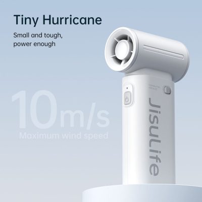 Quạt Cầm Tay Mini Jisulife Life 9, 5 Cấp Độ Gió, Pin 3600mAh/5000mAh, Sử Dụng 12H, Bảo Hành 12 Tháng - Quạt cầm tay mini <strong>Jisulife Life 9</strong> với công nghệ <strong>Jisulife Life 9</strong>, thiết kế 9 cánh quạt, động cơ không chổi than, tốc độ gió tối đa 10m/s. Pin 3600mAh/5000mAh cho thời gian sử dụng 12-18 giờ, 5 cấp độ gió, trọng lượng 160g, chất liệu ABS bền bỉ. Sạc USB-C, bảo hành 12 tháng, lý tưởng cho du lịch, văn phòng, ngoài trời.