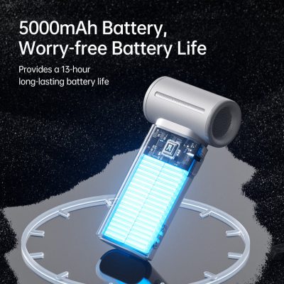 Quạt Cầm Tay Mini Jisulife Life 9, 5 Cấp Độ Gió, Pin 3600mAh/5000mAh, Sử Dụng 12H, Bảo Hành 12 Tháng - Quạt cầm tay mini <strong>Jisulife Life 9</strong> với công nghệ <strong>Jisulife Life 9</strong>, thiết kế 9 cánh quạt, động cơ không chổi than, tốc độ gió tối đa 10m/s. Pin 3600mAh/5000mAh cho thời gian sử dụng 12-18 giờ, 5 cấp độ gió, trọng lượng 160g, chất liệu ABS bền bỉ. Sạc USB-C, bảo hành 12 tháng, lý tưởng cho du lịch, văn phòng, ngoài trời.