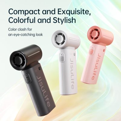 Quạt Cầm Tay Mini Jisulife Life 9, 5 Cấp Độ Gió, Pin 3600mAh/5000mAh, Sử Dụng 12H, Bảo Hành 12 Tháng - Quạt cầm tay mini <strong>Jisulife Life 9</strong> với công nghệ <strong>Jisulife Life 9</strong>, thiết kế 9 cánh quạt, động cơ không chổi than, tốc độ gió tối đa 10m/s. Pin 3600mAh/5000mAh cho thời gian sử dụng 12-18 giờ, 5 cấp độ gió, trọng lượng 160g, chất liệu ABS bền bỉ. Sạc USB-C, bảo hành 12 tháng, lý tưởng cho du lịch, văn phòng, ngoài trời.