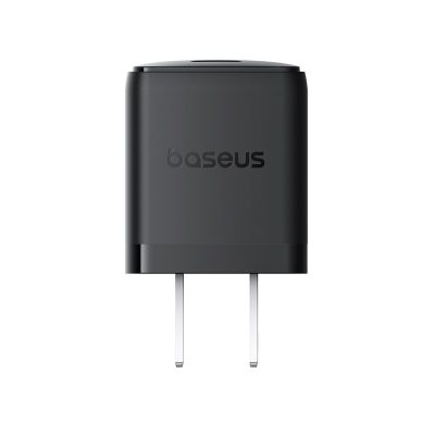 Bộ sạc hiệu Baseus Palm 1C 20W US - Kèm cáp USB-C to USB-C 1m - Trải nghiệm sức mạnh sạc nhanh trong một thiết kế nhỏ gọn đến kinh ngạc với bộ sạc <strong>Baseus Palm 1C 20W US</strong>. Với kích thước chỉ nằm gọn trong lòng bàn tay, củ sạc này cung cấp công suất 20W mạnh mẽ, giúp sạc đầy 60% pin cho các dòng điện thoại Android cao cấp chỉ trong 30 phút. Đặc biệt, bộ sản phẩm là một giải pháp toàn diện khi đi kèm sẵn cáp sạc USB-C to USB-C dài 1m chất lượng cao từ Baseus, giúp bạn tiết kiệm chi phí và luôn sẵn sàng nạp năng lượng. An toàn, tiện lợi và hiệu quả, <strong>Baseus Palm 1C 20W US</strong> là lựa chọn hoàn hảo cho người dùng Samsung, Google Pixel, iPad và các thiết bị Type-C khác.
