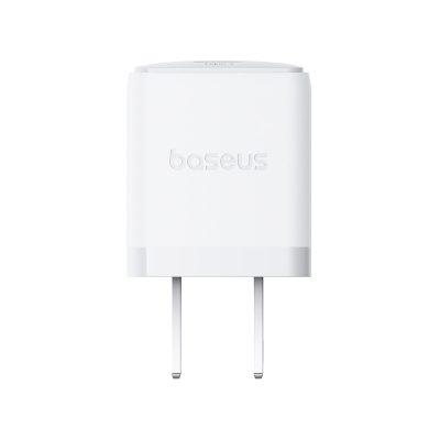 Bộ sạc hiệu Baseus Palm 1C 20W US - Kèm cáp USB-C to USB-C 1m - Trải nghiệm sức mạnh sạc nhanh trong một thiết kế nhỏ gọn đến kinh ngạc với bộ sạc <strong>Baseus Palm 1C 20W US</strong>. Với kích thước chỉ nằm gọn trong lòng bàn tay, củ sạc này cung cấp công suất 20W mạnh mẽ, giúp sạc đầy 60% pin cho các dòng điện thoại Android cao cấp chỉ trong 30 phút. Đặc biệt, bộ sản phẩm là một giải pháp toàn diện khi đi kèm sẵn cáp sạc USB-C to USB-C dài 1m chất lượng cao từ Baseus, giúp bạn tiết kiệm chi phí và luôn sẵn sàng nạp năng lượng. An toàn, tiện lợi và hiệu quả, <strong>Baseus Palm 1C 20W US</strong> là lựa chọn hoàn hảo cho người dùng Samsung, Google Pixel, iPad và các thiết bị Type-C khác.