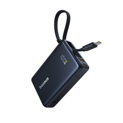 Sạc dự phòng hiệu Baseus PicoGo Digital Display with Built-in USB-C Cable 10000mAh 45W - Khám phá sức mạnh đáng kinh ngạc trong một thân hình siêu nhỏ gọn với <strong>Baseus PicoGo Digital Display</strong>. Đây là cuộc cách mạng trong thế giới sạc dự phòng, mang đến công suất 45W mạnh mẽ, đủ sức sạc nhanh cho cả laptop như MacBook Air, tablet và điện thoại. Với dung lượng 10000mAh và sợi cáp USB-C tích hợp sẵn, bạn sẽ không bao giờ phải lo lắng về việc quên cáp hay hết pin. Màn hình LED kỹ thuật số hiển thị chính xác % pin còn lại, giúp bạn luôn chủ động. Siêu di động, mạnh mẽ và tiện lợi, <strong>Baseus PicoGo Digital Display</strong> là nguồn năng lượng lý tưởng cho người dùng công nghệ năng động, yêu thích sự tối giản.