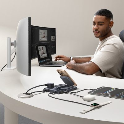 Trạm sạc hiệu Baseus Nomos Qi2 8-in-1 Slim 67W 1.5m US - Dọn dẹp bàn làm việc và đơn giản hóa cuộc sống của bạn với trạm sạc tối thượng <strong>Baseus Nomos Qi2 8-in-1</strong>. Đây là giải pháp năng lượng "tất cả trong một" thay thế toàn bộ ổ cắm và củ sạc của bạn. Với 8 chức năng mạnh mẽ: sạc không dây từ tính Qi2 15W cho iPhone, sạc riêng cho Apple Watch & AirPods, 2 cổng USB-C, 1 cổng USB-A và 2 ổ cắm AC đa năng. Công nghệ GaN 67W cho phép sạc nhanh đồng thời cho cả MacBook, điện thoại và phụ kiện trong một thiết kế "Slim" siêu mỏng, thanh lịch. Hãy đầu tư vào sự ngăn nắp và hiệu suất đỉnh cao với <strong>Baseus Nomos Qi2 8-in-1</strong>.