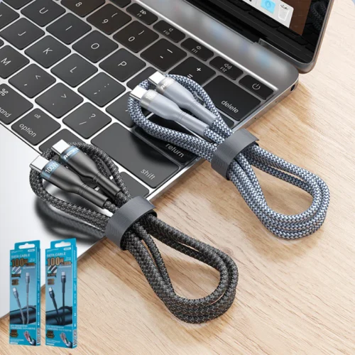 Dây sạc nhanh type C PD100W chính hãng Remax RC-172 dành cho điện thoại Samsung Huawei Xiaomi bện vải siêu bền - Hình ảnh 11