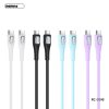 Cáp sạc nhanh Remax RC-C098, công suất 65W, Type-C to Type-C, chất liệu Silicone lỏng, độ dài 1m