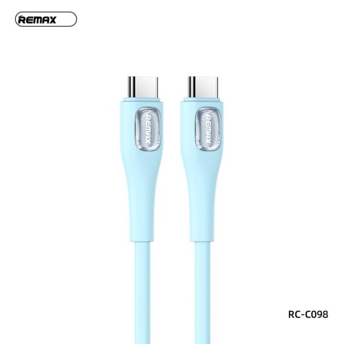 Cáp sạc nhanh Remax RC-C098, công suất 65W, Type-C to Type-C, chất liệu Silicone lỏng, độ dài 1m - Hình ảnh 4