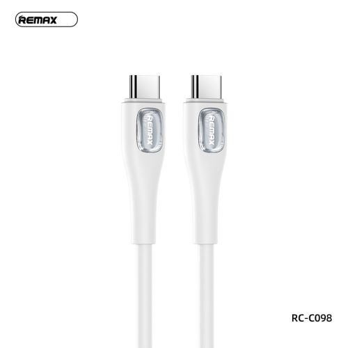 Cáp sạc nhanh Remax RC-C098, công suất 65W, Type-C to Type-C, chất liệu Silicone lỏng, độ dài 1m - Hình ảnh 5