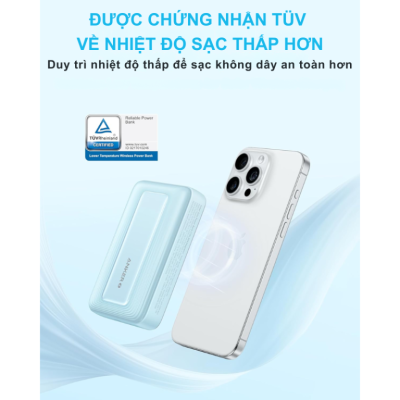 Pin Sạc Dự Phòng Anker Zolo 10.000mAh 30W A1684 Sạc Không Dây Qi2 15W - A1684 - <strong>Pin Sạc Dự Phòng Anker Zolo A1684</strong> dung lượng 10.000mAh, sạc nhanh 30W qua USB-C, sạc không dây Qi2 15W cho iPhone 15/16, Android. Tích hợp cáp USB-C, giá đỡ đa góc, nhiều màu sắc (Đen, Trắng, Xanh, Hồng). <strong>A1684</strong> siêu gọn, lý tưởng cho du lịch.