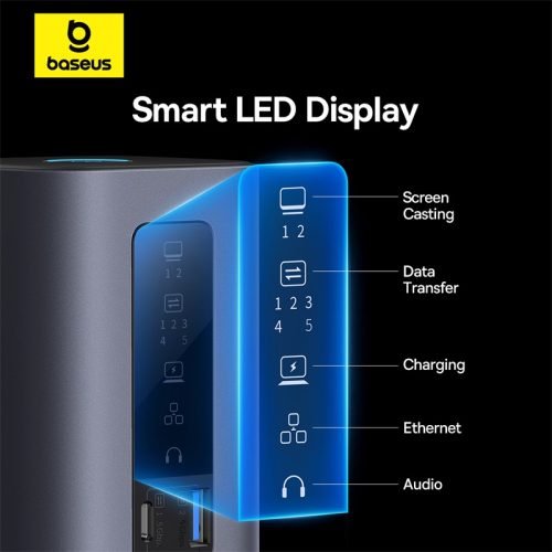 Thiết bị mở rộng hiệu Baseus Spacemate Series 10-in-1 (MAC) - Hình ảnh 11