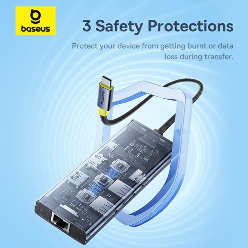 Thiết bị mở rộng hiệu Baseus UltraJoy Series 7-Port Docking Station - Hình ảnh 10