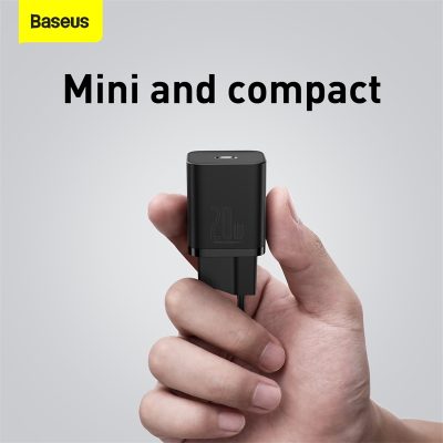 Bộ Sạc Nhanh Baseus Super Si Quick Charger 1C 20W EU - Công Nghệ Super Si, Sạc Nhanh PD Cho iPhone (Kèm Cáp Superior 1m) - Nâng cấp trải nghiệm sạc của bạn với bộ sạc nhanh <strong>Baseus Super Si Quick Charger 1C 20W EU</strong>. Nhờ công nghệ Super Si (Super Silicon) tiên tiến, củ sạc có kích thước siêu nhỏ gọn, chỉ tương đương củ sạc 5W cũ nhưng lại sở hữu công suất PD 20W mạnh mẽ, giúp sạc 60% pin cho iPhone chỉ trong 30 phút. Công nghệ kiểm soát nhiệt độ thông minh đảm bảo sạc nhanh nhưng luôn mát mẻ và an toàn. Bộ sản phẩm đi kèm sẵn cáp sạc Baseus Superior Series 1m siêu bền, tạo thành một giải pháp sạc nhanh toàn diện, mua là dùng ngay. Chọn ngay <strong>Baseus Super Si Quick Charger 1C 20W EU</strong> để sở hữu tốc độ, sự an toàn và tính di động vượt trội.