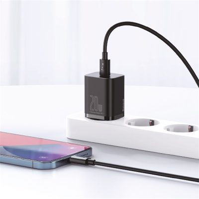 Bộ Sạc Nhanh Baseus Super Si Quick Charger 1C 20W EU - Công Nghệ Super Si, Sạc Nhanh PD Cho iPhone (Kèm Cáp Superior 1m) - Nâng cấp trải nghiệm sạc của bạn với bộ sạc nhanh <strong>Baseus Super Si Quick Charger 1C 20W EU</strong>. Nhờ công nghệ Super Si (Super Silicon) tiên tiến, củ sạc có kích thước siêu nhỏ gọn, chỉ tương đương củ sạc 5W cũ nhưng lại sở hữu công suất PD 20W mạnh mẽ, giúp sạc 60% pin cho iPhone chỉ trong 30 phút. Công nghệ kiểm soát nhiệt độ thông minh đảm bảo sạc nhanh nhưng luôn mát mẻ và an toàn. Bộ sản phẩm đi kèm sẵn cáp sạc Baseus Superior Series 1m siêu bền, tạo thành một giải pháp sạc nhanh toàn diện, mua là dùng ngay. Chọn ngay <strong>Baseus Super Si Quick Charger 1C 20W EU</strong> để sở hữu tốc độ, sự an toàn và tính di động vượt trội.