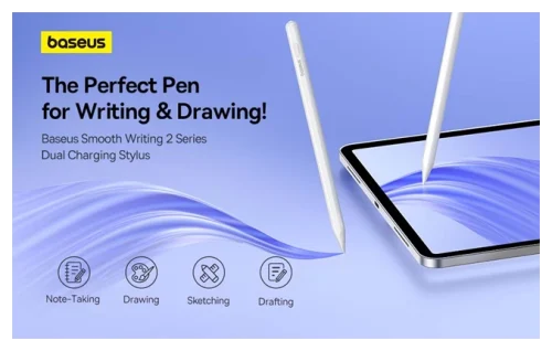 Bút cảm ứng hiệu Baseus Smooth Writing 2 Series Dual Charging Active Wireless Version - Hình ảnh 10