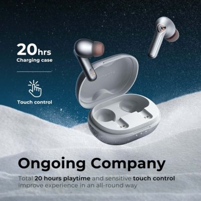 Tai nghe Bluetooth True Wireless Earbuds SoundPeats H2, In-ear, Hybrid Driver 8mm, Pin 20H, IPX4, Bluetooth 5.2, aptX Adaptive, Game Mode - Tai nghe <strong>Earbuds SoundPeats H2</strong> với thiết kế in-ear thời thượng, Hybrid Driver (8mm Dynamic + Knowles BA), âm thanh Hi-Fi, codec aptX/SBC/AAC. Pin 7H (tai nghe), 20H (với hộp sạc), sạc USB-C. IPX4 chống nước, micro kép cVc 8.0, Bluetooth 5.4, Game Mode 60ms. Bảo hành 24 tháng, lý tưởng nghe nhạc, chơi game, đàm thoại.
