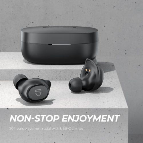 Tai nghe True Wireless SoundPEATS TrueFree 2, In-ear, Driver 6mm, Pin 20H, IPX7, Bluetooth 5.0, Mono Mode - Hình ảnh 3