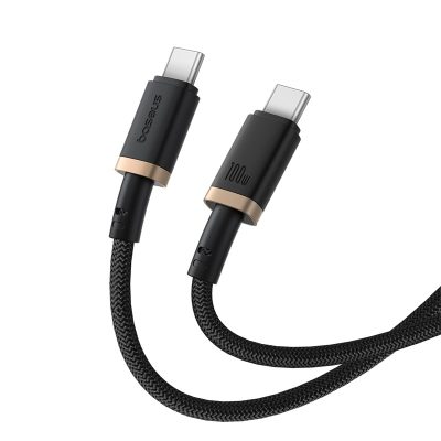 Cáp sạc nhanh hiệu Baseus Dura Series Type-C to Type-C 100W 2m - Trải nghiệm sức mạnh và độ bền tối thượng với cáp sạc <strong>Baseus Dura Series Type-C to Type-C</strong>. Đây là giải pháp "một cáp cho tất cả", cung cấp công suất sạc nhanh lên đến 100W, đủ sức nạp đầy năng lượng cho cả MacBook Pro, iPad và các dòng điện thoại Android cao cấp nhất. Thiết kế "Dura" siêu bền với lớp vỏ bện dù nylon và khớp nối chống gãy, đảm bảo tuổi thọ vượt trội. Với chiều dài lý tưởng 2m và chip E-Marker thông minh, sợi cáp này mang đến sự tiện lợi, an toàn và hiệu suất sạc đỉnh cao. Nâng cấp ngay hôm nay với <strong>Baseus Dura Series Type-C to Type-C</strong> để không bao giờ phải lo lắng về cáp sạc nữa.