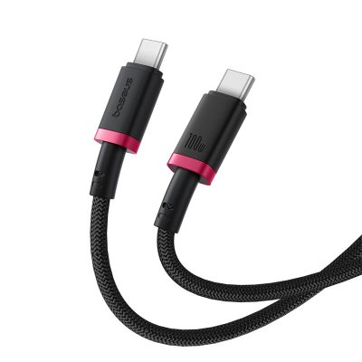 Cáp sạc nhanh hiệu Baseus Dura Series Type-C to Type-C 100W 2m - Trải nghiệm sức mạnh và độ bền tối thượng với cáp sạc <strong>Baseus Dura Series Type-C to Type-C</strong>. Đây là giải pháp "một cáp cho tất cả", cung cấp công suất sạc nhanh lên đến 100W, đủ sức nạp đầy năng lượng cho cả MacBook Pro, iPad và các dòng điện thoại Android cao cấp nhất. Thiết kế "Dura" siêu bền với lớp vỏ bện dù nylon và khớp nối chống gãy, đảm bảo tuổi thọ vượt trội. Với chiều dài lý tưởng 2m và chip E-Marker thông minh, sợi cáp này mang đến sự tiện lợi, an toàn và hiệu suất sạc đỉnh cao. Nâng cấp ngay hôm nay với <strong>Baseus Dura Series Type-C to Type-C</strong> để không bao giờ phải lo lắng về cáp sạc nữa.