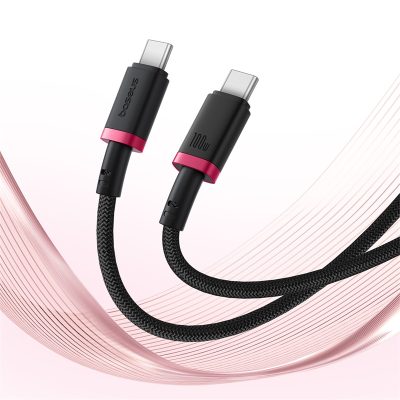 Cáp sạc nhanh hiệu Baseus Dura Series Type-C to Type-C 100W 2m - Trải nghiệm sức mạnh và độ bền tối thượng với cáp sạc <strong>Baseus Dura Series Type-C to Type-C</strong>. Đây là giải pháp "một cáp cho tất cả", cung cấp công suất sạc nhanh lên đến 100W, đủ sức nạp đầy năng lượng cho cả MacBook Pro, iPad và các dòng điện thoại Android cao cấp nhất. Thiết kế "Dura" siêu bền với lớp vỏ bện dù nylon và khớp nối chống gãy, đảm bảo tuổi thọ vượt trội. Với chiều dài lý tưởng 2m và chip E-Marker thông minh, sợi cáp này mang đến sự tiện lợi, an toàn và hiệu suất sạc đỉnh cao. Nâng cấp ngay hôm nay với <strong>Baseus Dura Series Type-C to Type-C</strong> để không bao giờ phải lo lắng về cáp sạc nữa.
