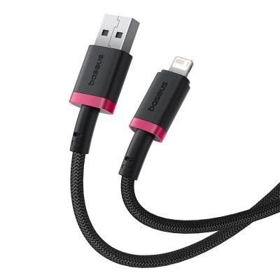 Cáp sạc nhanh hiệu Baseus Dura Series USB to iP 2.4A 2m - Nói lời tạm biệt với những sợi cáp zin mỏng manh và ngắn cũn! Cáp sạc <strong>Baseus Dura Series USB to iP</strong> dài 2m là sự nâng cấp hoàn hảo, mang đến độ bền vượt trội và sự tiện lợi tối đa. Với lớp vỏ bện dù nylon và khớp nối được gia cố đặc biệt, sản phẩm chống gãy gập và chống rối hiệu quả. Hỗ trợ dòng sạc nhanh ổn định 2.4A, sợi cáp đảm bảo nạp năng lượng hiệu quả cho iPhone, iPad của bạn từ các nguồn sạc USB-A thông thường. Chiều dài 2m lý tưởng cho phép bạn thoải mái sử dụng thiết bị ở khoảng cách xa. Hãy đầu tư vào sự bền bỉ với <strong>Baseus Dura Series USB to iP</strong>.