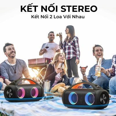 Loa Bluetooth Earfun Uboom Raver - Biến mọi không gian thành một sàn nhảy sôi động với loa Bluetooth <strong>Earfun Uboom Raver</strong>. Với công suất cực đại 100W và công nghệ BassUp™ độc quyền, loa mang đến âm thanh bùng nổ, lấp đầy mọi không gian với những nhịp bass sâu và rung động. Màn trình diễn ánh sáng RGB đa sắc, đồng bộ theo điệu nhạc, sẽ thắp sáng mọi bữa tiệc. Thiết kế bền bỉ với chuẩn chống nước IPX7, thời lượng pin lên đến 24 giờ và khả năng hoạt động như một sạc dự phòng giúp cuộc vui không bao giờ tàn. <strong>Earfun Uboom Raver</strong> không chỉ là một chiếc loa, mà là linh hồn của mọi bữa tiệc, sẵn sàng cho mọi cuộc phiêu lưu.