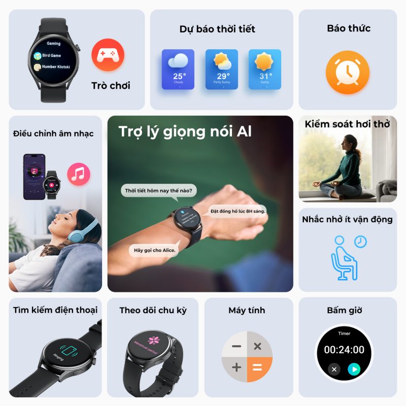 đồng hồ thông minh soundpeats watch 4-3