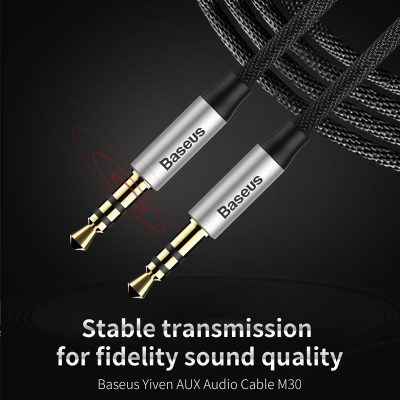 Cáp âm thanh hiệu Baseus Yiven (Male to male) M30 - Nâng tầm trải nghiệm âm thanh của bạn với cáp âm thanh cao cấp <strong>Baseus Yiven (Male to male) M30</strong>. Được thiết kế để truyền tải tín hiệu âm thanh một cách trung thực nhất, cáp sở hữu lõi đồng nguyên chất và đầu cắm 3.5mm mạ vàng 24K, đảm bảo chất âm Hi-Fi không suy hao và kết nối ổn định. Lớp vỏ bọc bằng dây dù bện nilon cao cấp không chỉ mang lại vẻ ngoài sang trọng mà còn siêu bền bỉ, chống rối, chống đứt gãy hiệu quả. Tương thích hoàn hảo với điện thoại, loa, dàn âm thanh xe hơi và mọi thiết bị có cổng 3.5mm. Hãy lựa chọn <strong>Baseus Yiven (Male to male) M30</strong> để tận hưởng âm nhạc một cách trọn vẹn và bền bỉ nhất.