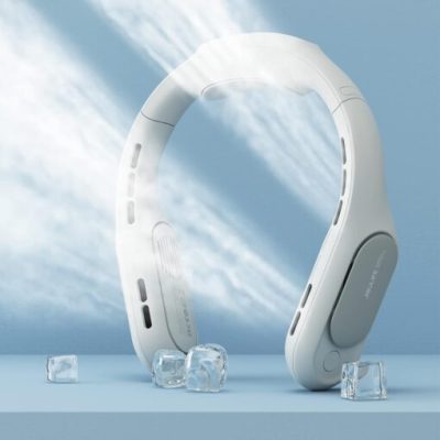 Quạt Đeo Cổ Không Cánh JISULIFE FA35 Pin 4500mAh, 4 Cấp Gió, Làm Mát 360°
