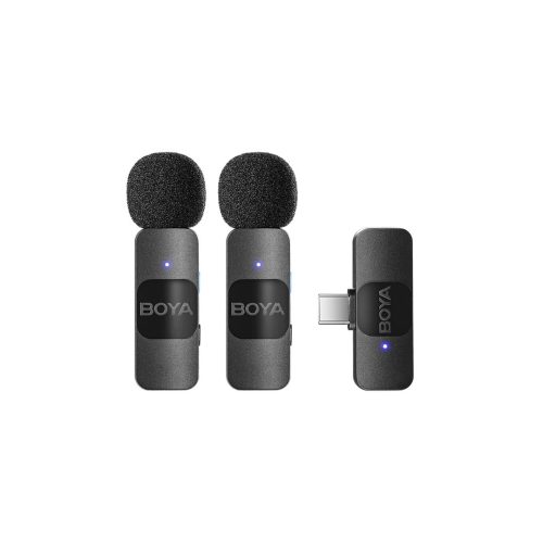 Micro Cài Áo Không Dây BOYA BY-V20 FB196 2in1 Chính Hãng - Hình ảnh 3