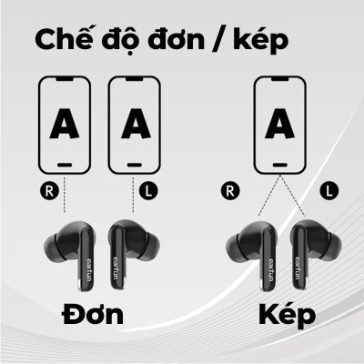 Tai nghe Bluetooth Earfun Air Mini 2 - Trải nghiệm sự tự do tuyệt đối với tai nghe <strong>Earfun Air Mini 2</strong>, một thiết kế siêu nhỏ gọn và nhẹ nhàng, mang lại cảm giác đeo thoải mái suốt cả ngày dài. Dù có kích thước khiêm tốn, sản phẩm vẫn mang đến chất âm sống động, cân bằng nhờ màng loa 10mm được tinh chỉnh đặc biệt. Công nghệ 2 micro tích hợp thuật toán khử ồn giúp mọi cuộc gọi của bạn luôn rõ ràng. Với tổng thời lượng pin 24 giờ, chuẩn chống nước IPX7 mạnh mẽ và chế độ Game Mode độ trễ thấp, <strong>Earfun Air Mini 2</strong> là sự lựa chọn hoàn hảo cho những ai yêu thích sự tối giản, tiện lợi và cần một người bạn đồng hành âm thanh đáng tin cậy cho mọi hoạt động hàng ngày.
