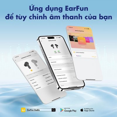 Tai nghe Bluetooth Earfun Air Life - Trải nghiệm sự tự do và bền bỉ suốt cả ngày dài với tai nghe Bluetooth <strong>Earfun Air Life</strong>. Được thiết kế công thái học siêu nhẹ, tai nghe mang lại cảm giác đeo thoải mái, vừa vặn hoàn hảo cho mọi hoạt động từ làm việc, học tập đến tập luyện. Với tổng thời lượng pin lên đến 30 giờ và công nghệ 4 micro chống ồn tiên tiến, mọi cuộc gọi của bạn sẽ luôn trong trẻo và rõ ràng. Chuẩn chống nước IPX7 giúp bạn tự tin sử dụng trong mọi điều kiện thời tiết. <strong>Earfun Air Life</strong> là sự lựa chọn lý tưởng cho những ai tìm kiếm một người bạn đồng hành âm thanh đáng tin cậy, cân bằng giữa hiệu suất và sự thoải mái cho cuộc sống năng động.
