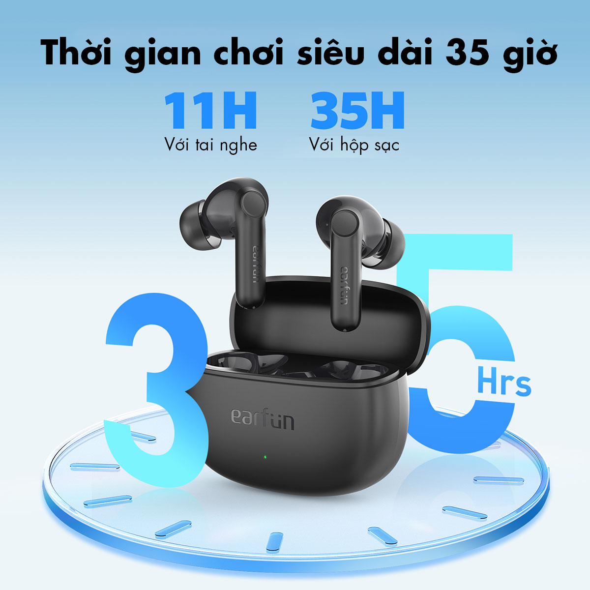 Tai nghe Bluetooth Earfun Air Life - Trải nghiệm sự tự do và bền bỉ suốt cả ngày dài với tai nghe Bluetooth <strong>Earfun Air Life</strong>. Được thiết kế công thái học siêu nhẹ, tai nghe mang lại cảm giác đeo thoải mái, vừa vặn hoàn hảo cho mọi hoạt động từ làm việc, học tập đến tập luyện. Với tổng thời lượng pin lên đến 30 giờ và công nghệ 4 micro chống ồn tiên tiến, mọi cuộc gọi của bạn sẽ luôn trong trẻo và rõ ràng. Chuẩn chống nước IPX7 giúp bạn tự tin sử dụng trong mọi điều kiện thời tiết. <strong>Earfun Air Life</strong> là sự lựa chọn lý tưởng cho những ai tìm kiếm một người bạn đồng hành âm thanh đáng tin cậy, cân bằng giữa hiệu suất và sự thoải mái cho cuộc sống năng động.